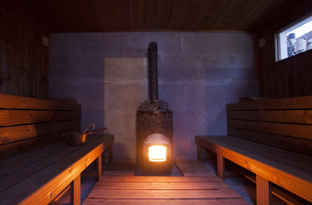 Stufe per sauna a legna