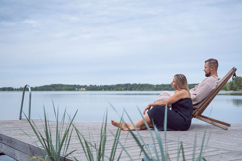Rinfrescare dopo la sauna