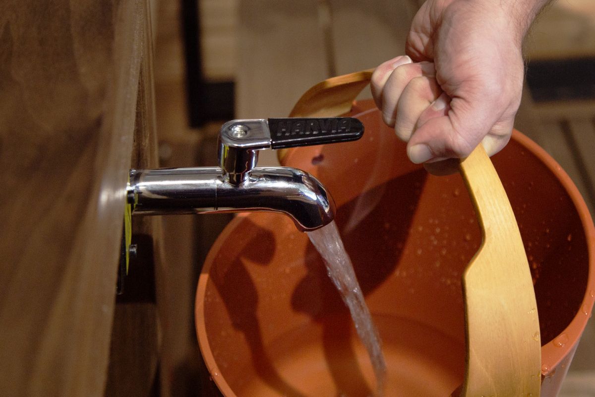 Scaldabagno per sauna