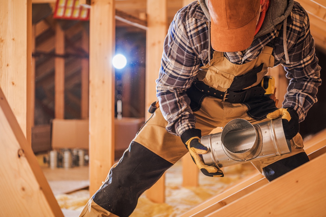 installazione di ventilazione per sauna