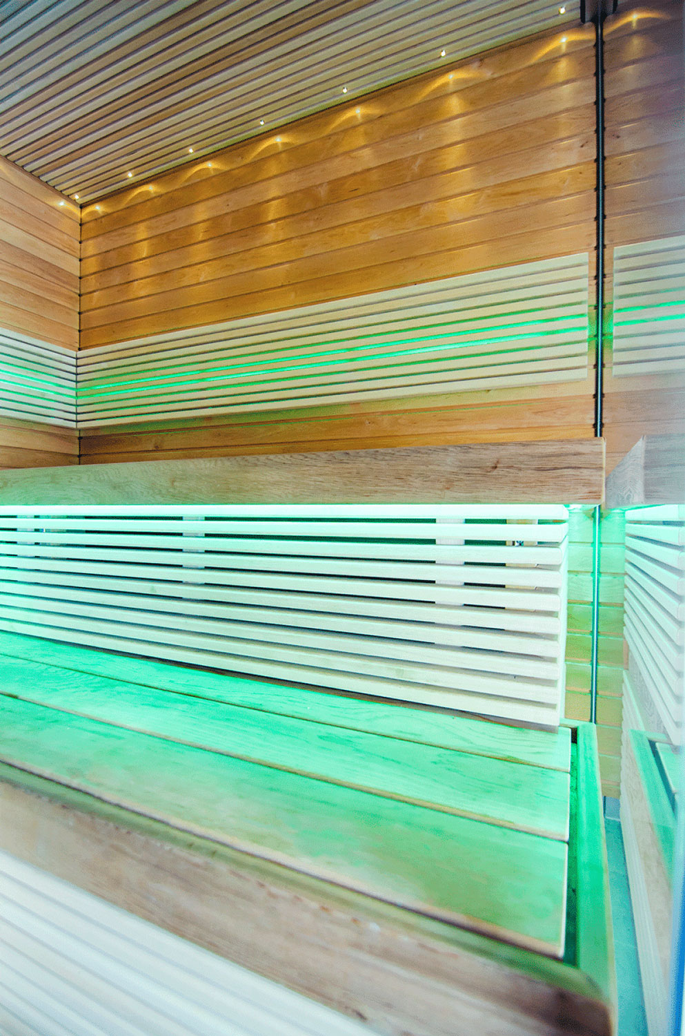 Sauna con funzione vapore