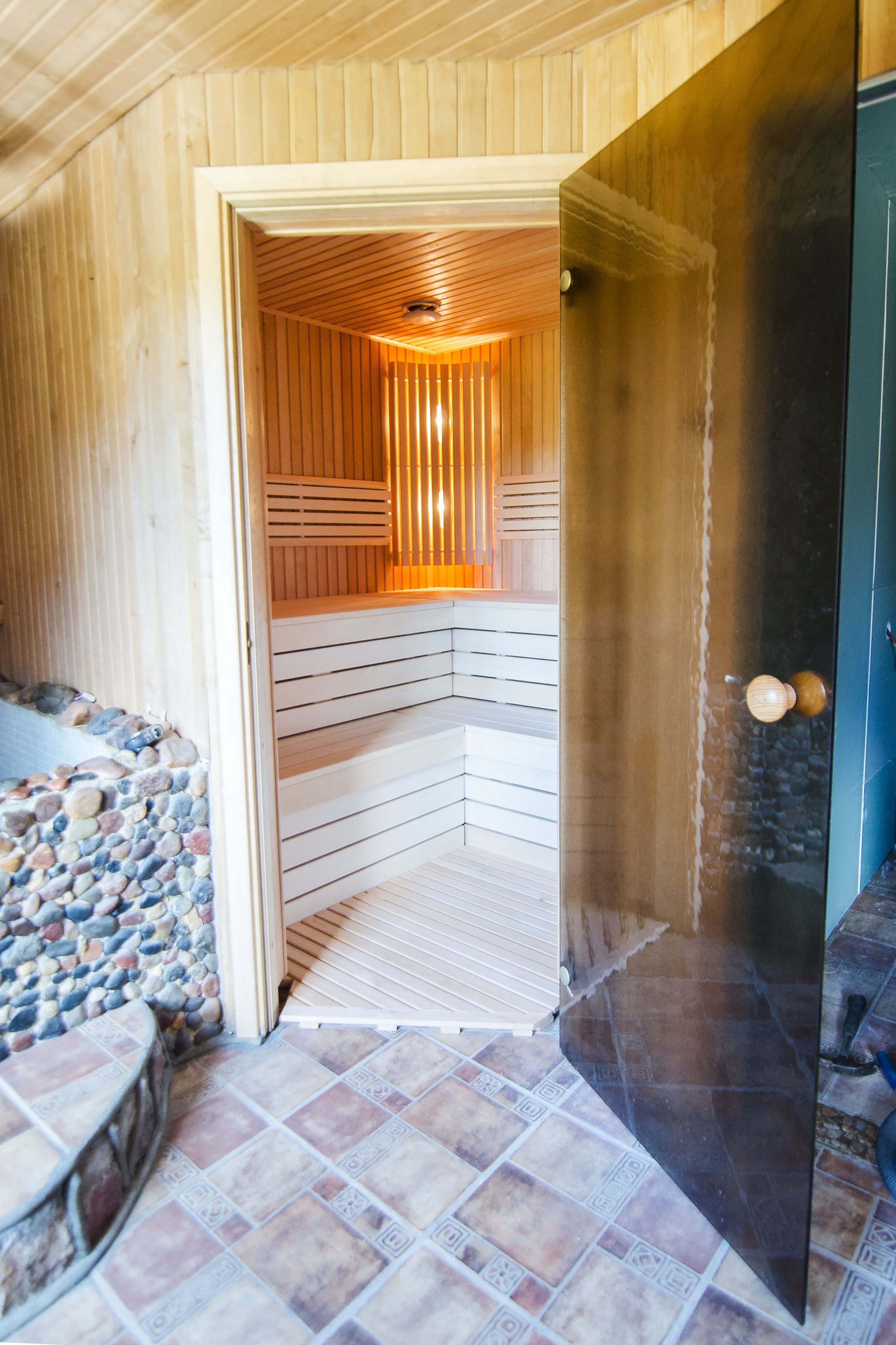 Sauna con funzione vapore