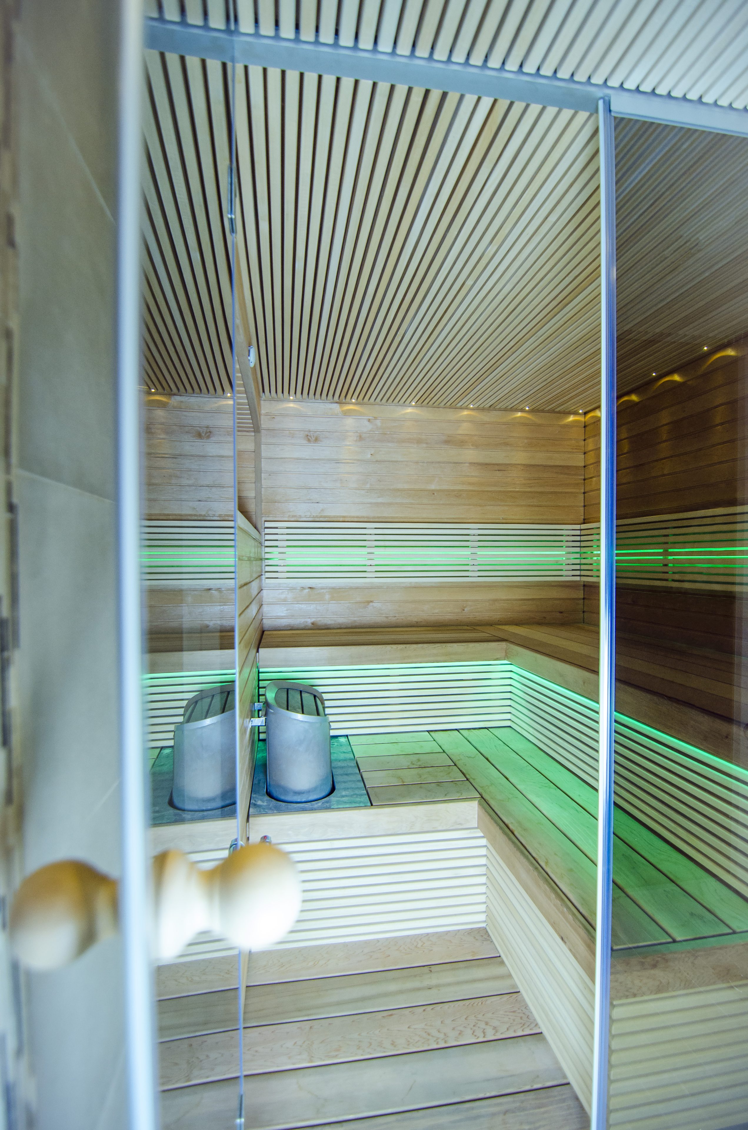 Sauna con funzione vapore